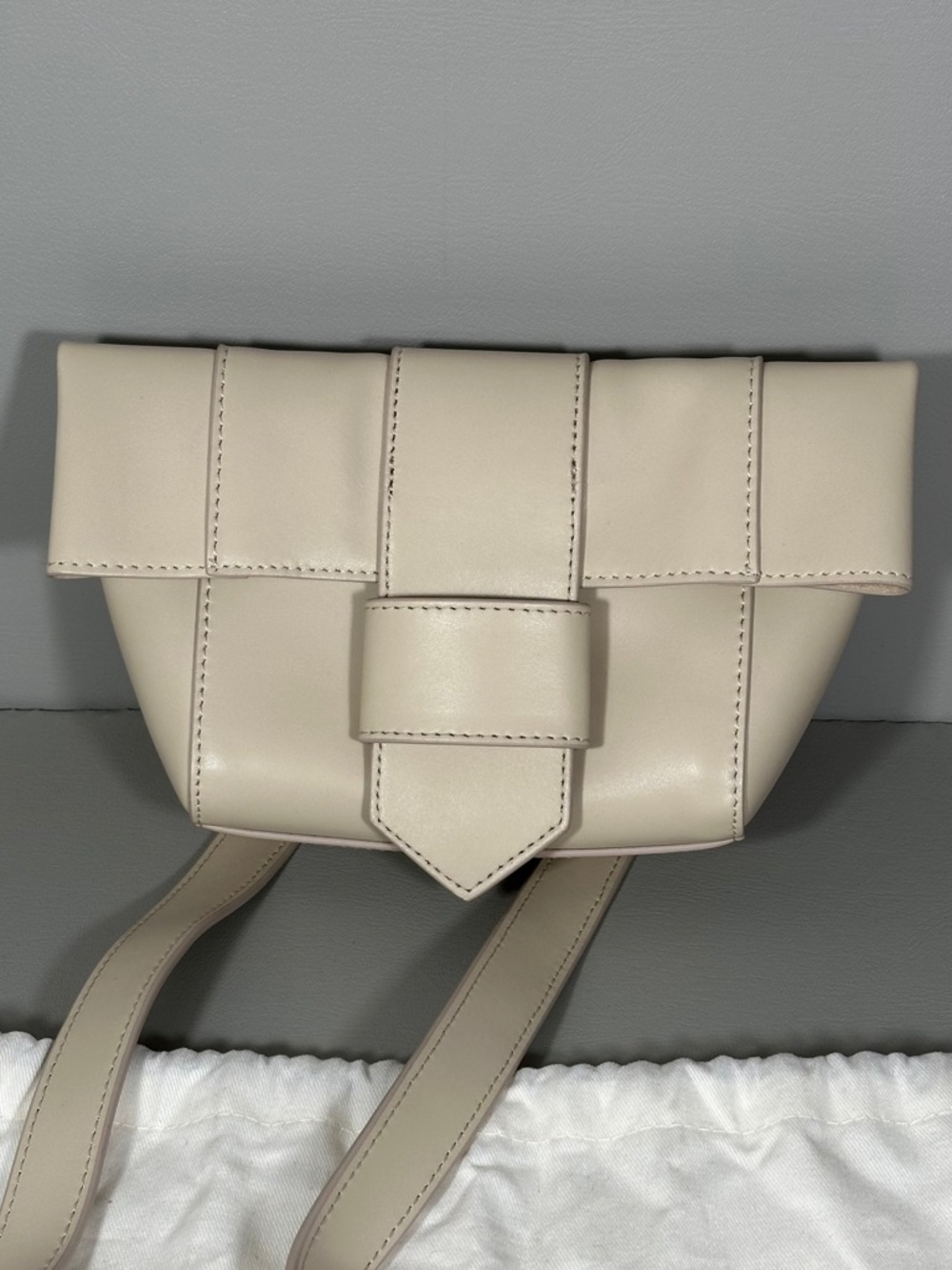 Banana Republic Factory Leather Mini Tab Crossbody EUC Bag